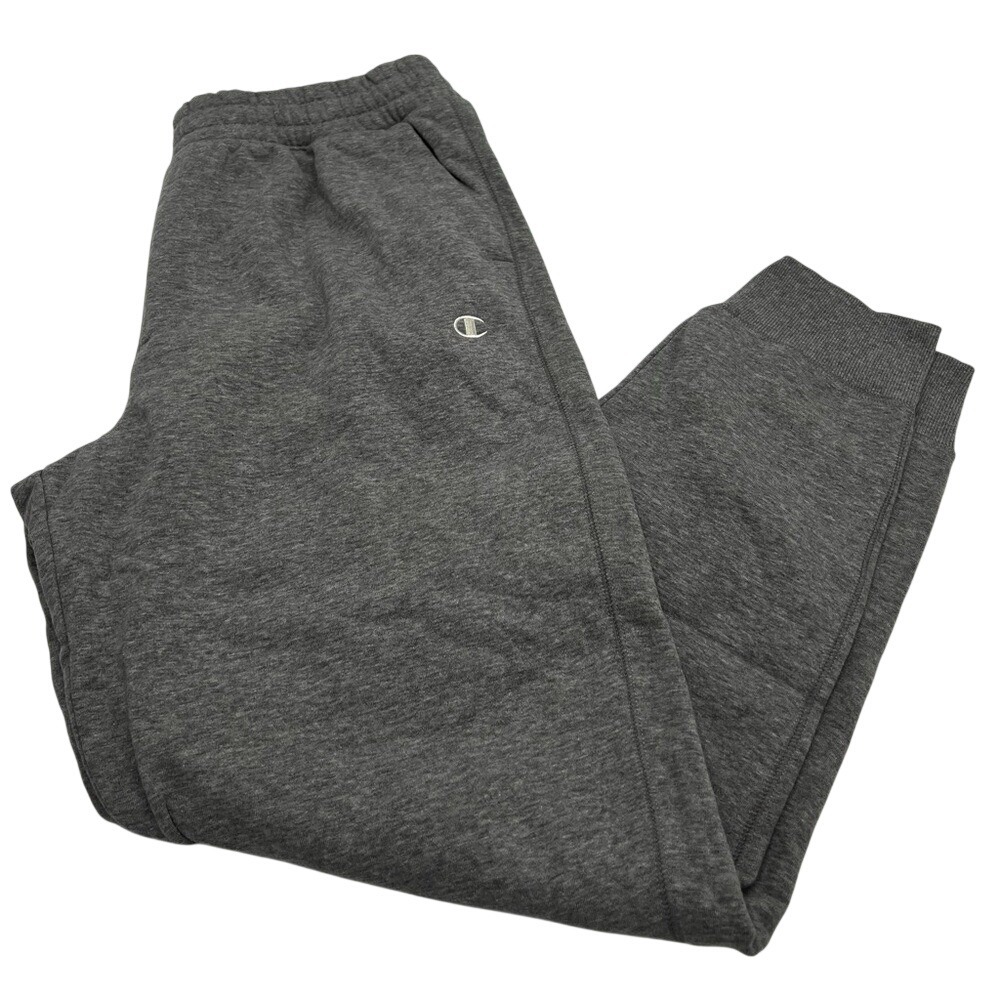 Champion Mens XL Light Grey Jogger Sweatpants Fleece Pockets. NWOT